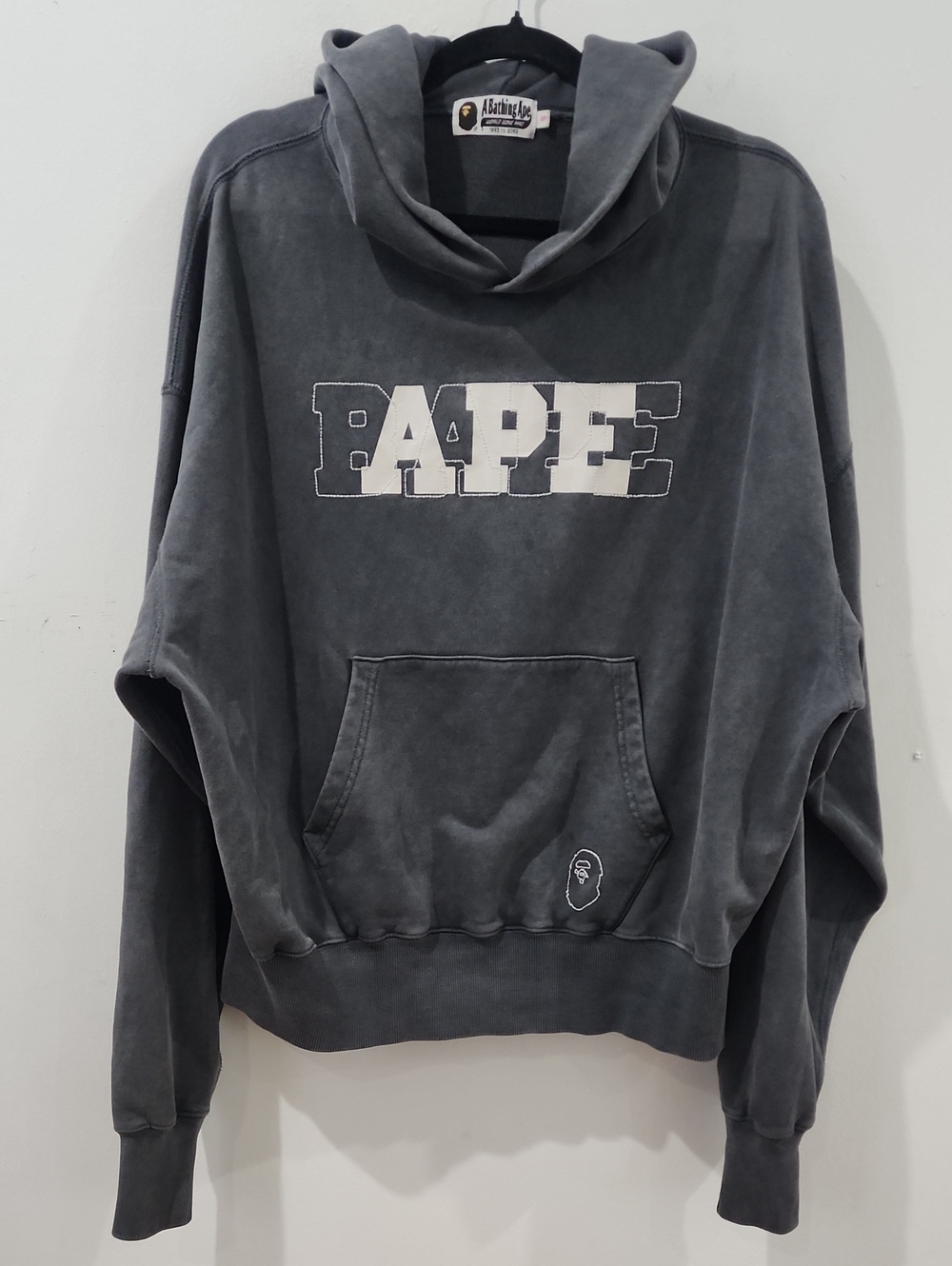 Bape Washed Effect Pigment Hoodie